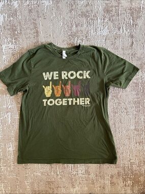 Bella Canvas Olive Green Graphic Tee